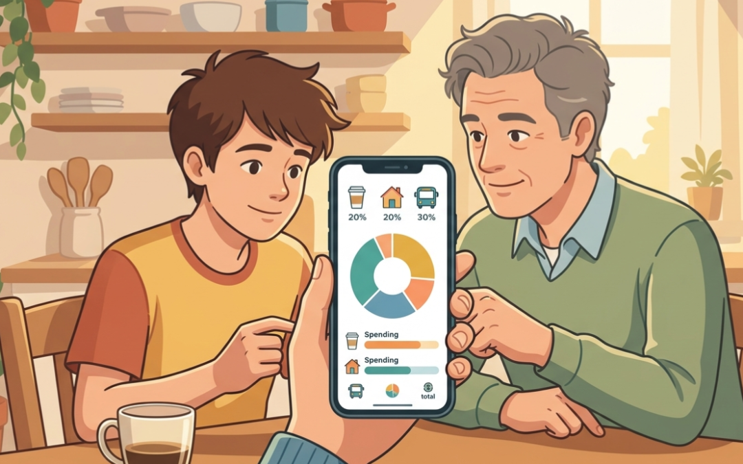 Apps de controle financeiro ideais para adolescentes.