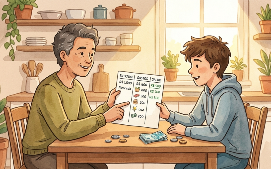 Como Falar de Orçamento Familiar Sem Assustar o Adolescente